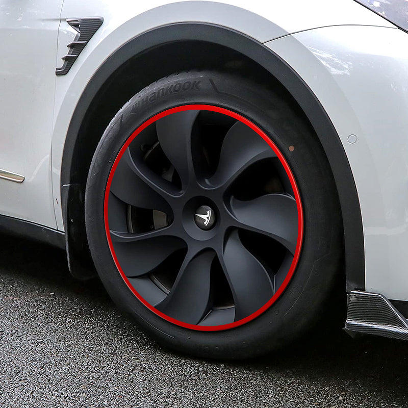 Aluminum Alloy Wheel Rim Protectors for Tesla Models 3/Y/S/X (4 PCS) - Teslauaccessories